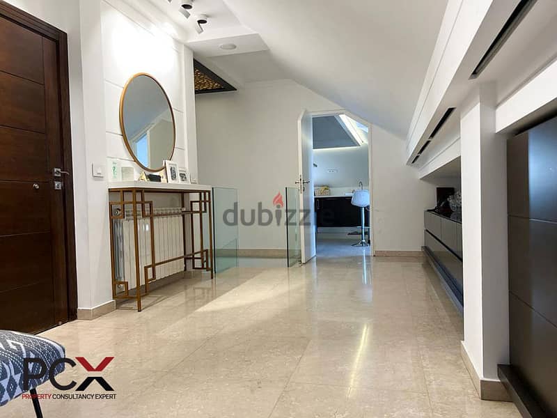 Furnished Duplex For Rent In Jamhour | Terrace with Sea View 1