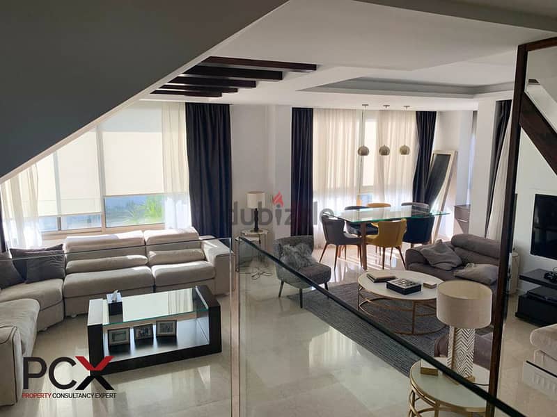Furnished Duplex For Rent In Jamhour | Terrace with Sea View 6