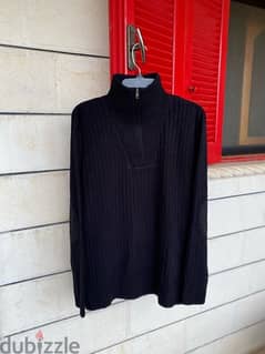 Black Turtleneck Sweater Size L/XL