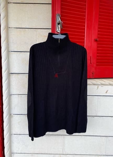 Black Turtleneck Sweater Size L/XL 1