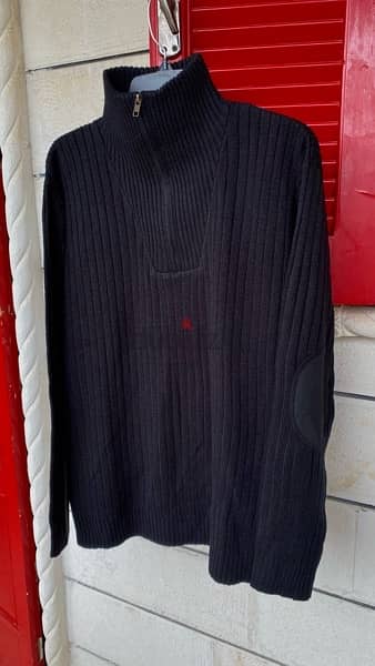 Black Turtleneck Sweater Size L/XL 4