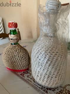 hand made glass bottles
