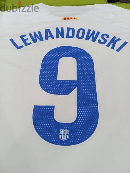 Barcelona Lewandowski Away Football Shirt & Short 2023-24 2