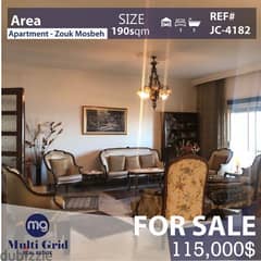 Zouk Mosbeh, Apartment for Sale, 190m2, شقة للبيع في ذوق مصبح