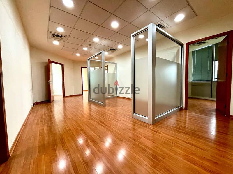 JH23-3152 350m office for rent in Sin l Fil, $ 2700 cash per month 0