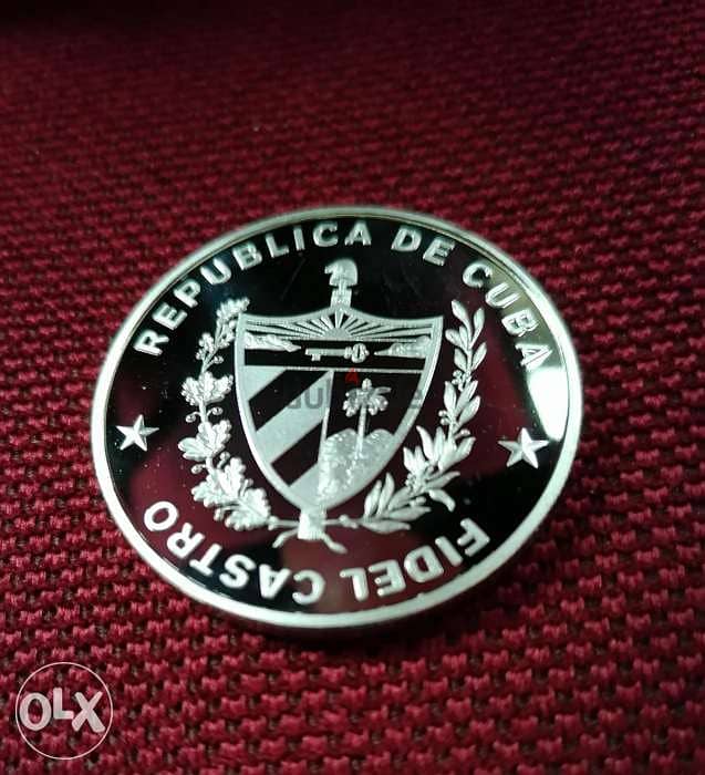 Fidel Castro Silver Plated Coin 1