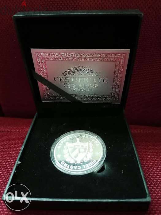 Fidel Castro Silver Plated Coin 2