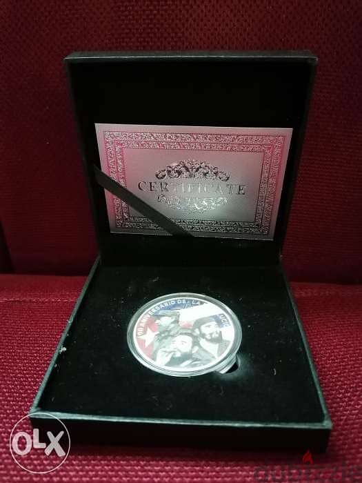 Fidel Castro Silver Plated Coin 3