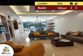 Bsalim 122m2 | Unique Style | New | Decorated | Ideal Location | PA | 0