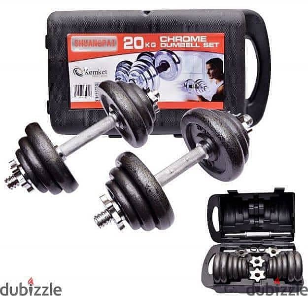 New Dumbbells Set 20Kg Gym Fitness Fighting sports 115652494