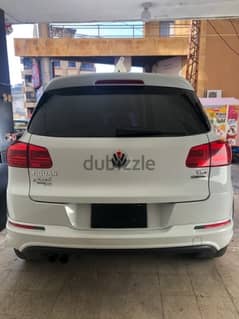 VW Tiguan 2016 R-Line Like New White Fully Loaded 0 Accident سعر جديد