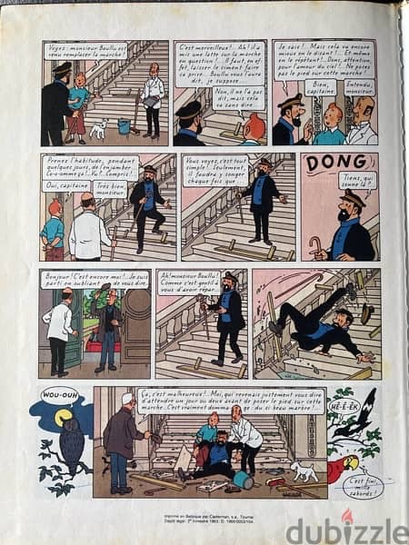 5 Albums de Bandes Dessinées Tintin 1
