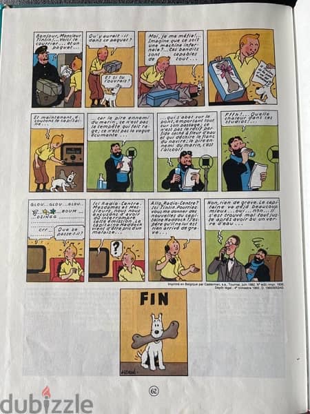 5 Albums de Bandes Dessinées Tintin 7