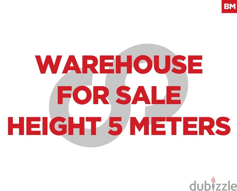 Easy Access Warehouse For Sale In ZOUK MIKAYEL/زوق مكايل REF#BM98801 0