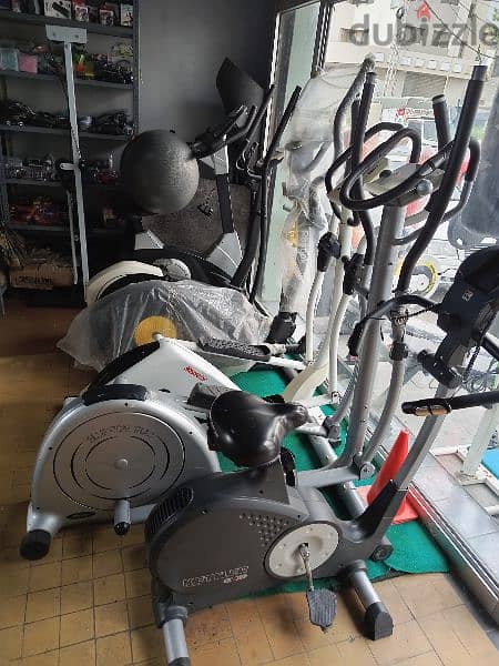 All kind of Cardio machines Used and New starting 200 $ GEO SPORT 1