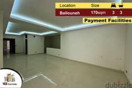 Ballouneh 170m2 | 90m2 Terrace | New | luxurious | Payment Facilities 0