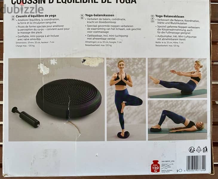 Crivit Yoga Balance Disc 3