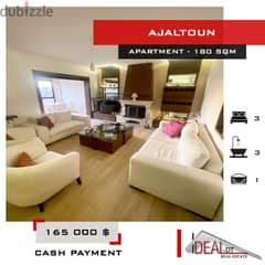 Furnished Apartment for sale in ajaltoun 180 SQM REF#NW56263 0
