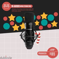M-audio Large-Capsule Condenser Microphone