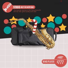 Stagg Alto Saxophone Eb with soft case 0