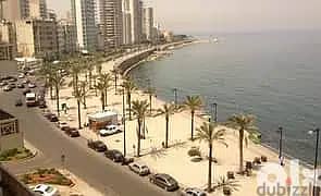 FURNISHED IN AIN EL MRAISSEH + SEA VIEW (200SQ) 3 BEDROOMS , (AM-125) 0
