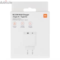 Xiaomi Mi 33W Wall Charger (Type-A + Type-C) 0