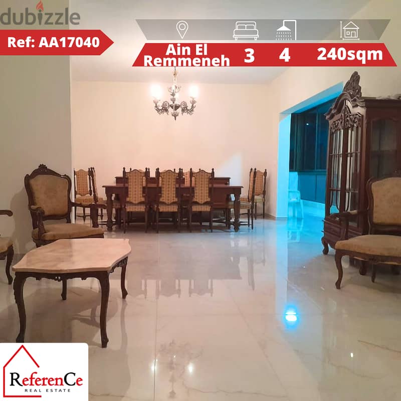 Very Hot Deal Apartment in Ain El Remmaneh شقة في عين الرمانة 0