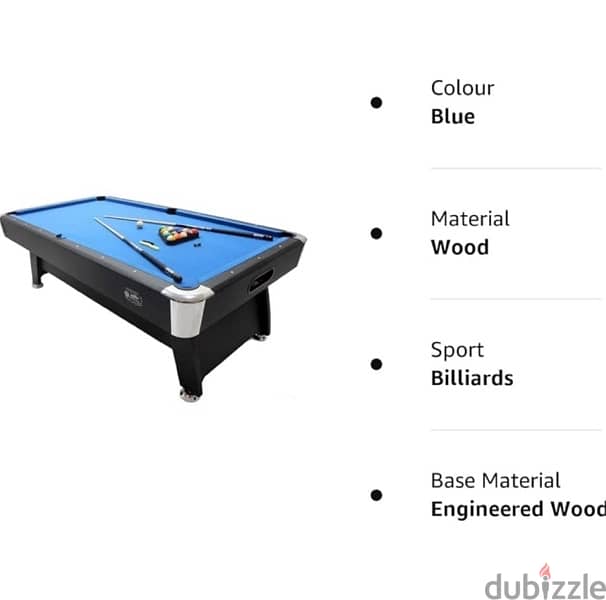 Billiard Table 8 ft 6