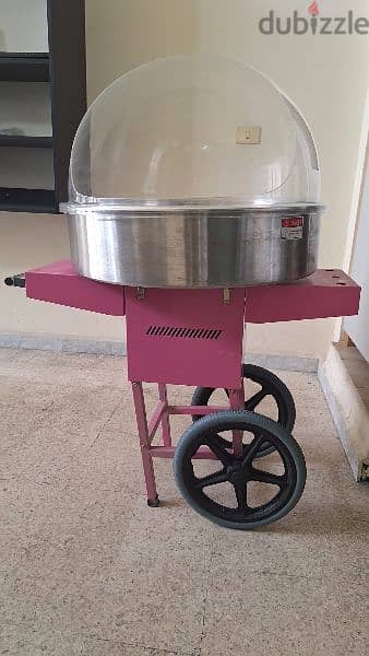 Cotton candy machine and corn machine