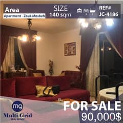 Zouk Mosbeh, Apartment for Sale, 140 m2, شقة للبيع في ذوق مصبح 0
