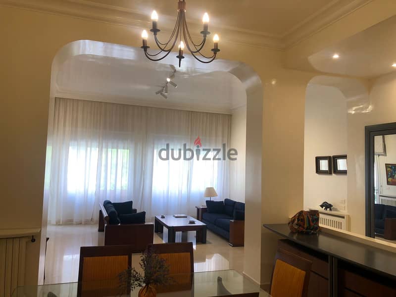 Furnished 160 m2 apartment + terrace for rent in Achrafieh,Gemmayze 3