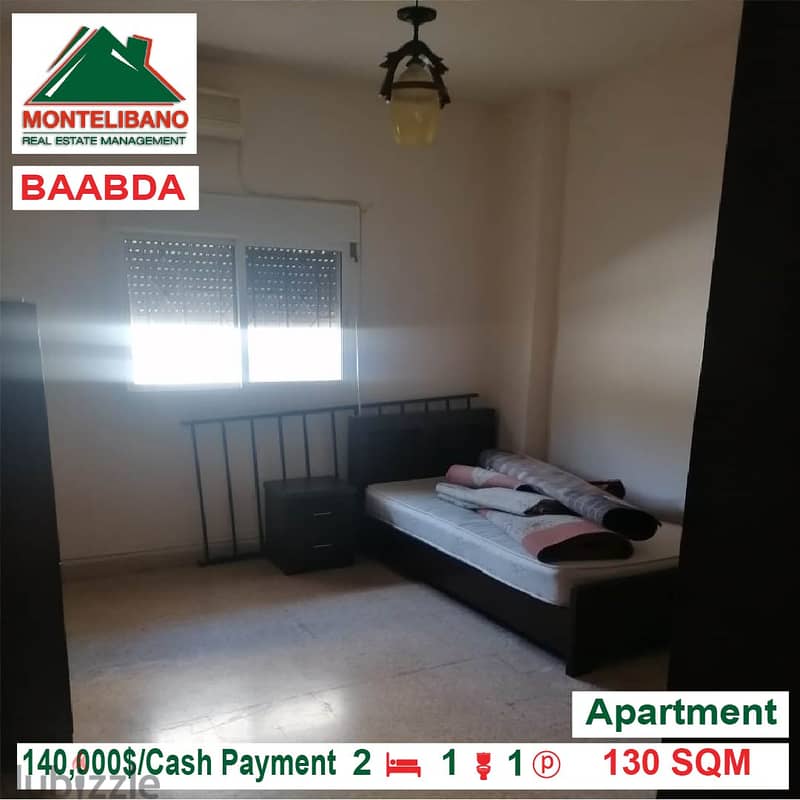 Apartment for sale located in Baabda !!140,000$!! 4