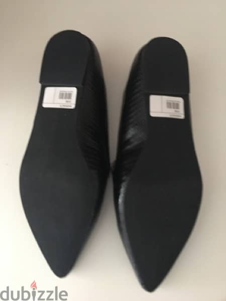 Dune black flat shoe 5