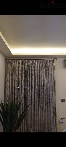 Gray modern curtain 0