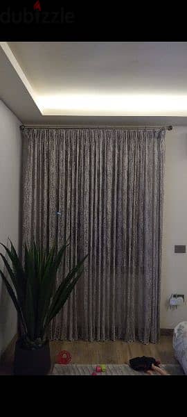 Gray modern curtain 1