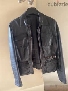 real leather Italian jacket