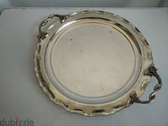 Old silverplated plate - Not Negotiable 0