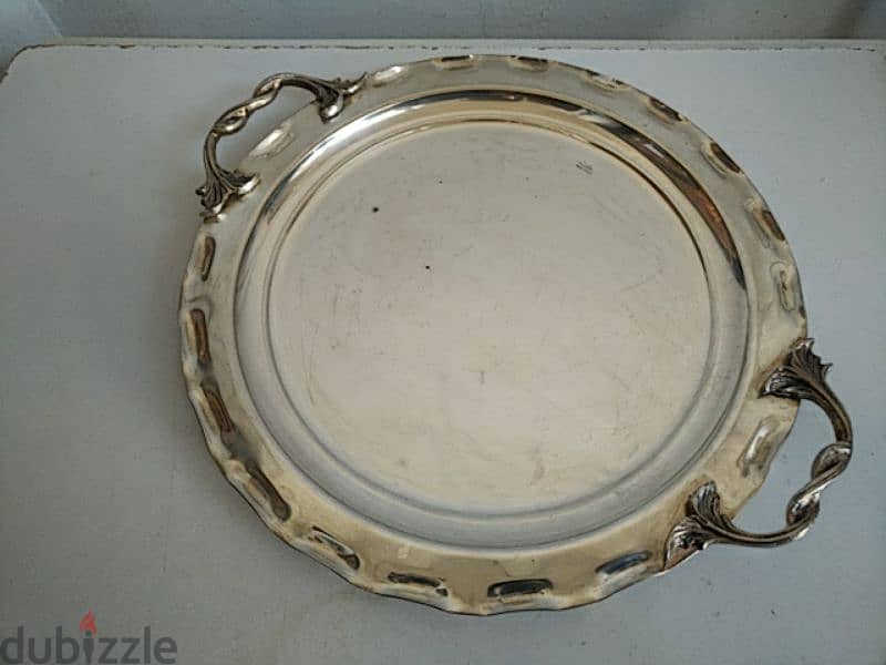 Old silverplated plate - Not Negotiable 0