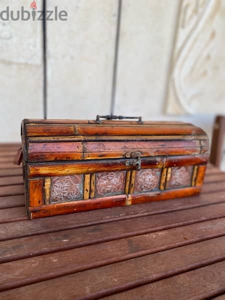 Vintage Handmade Wooden Box 1