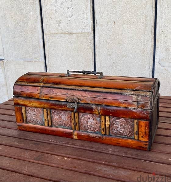 Vintage Handmade Wooden Box 2