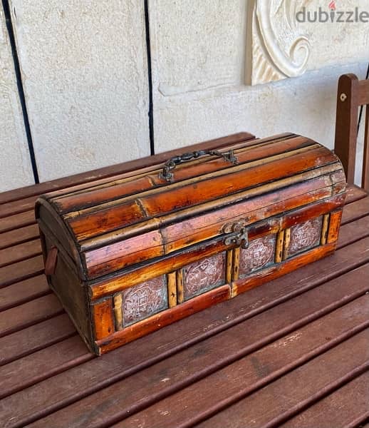 Vintage Handmade Wooden Box 5