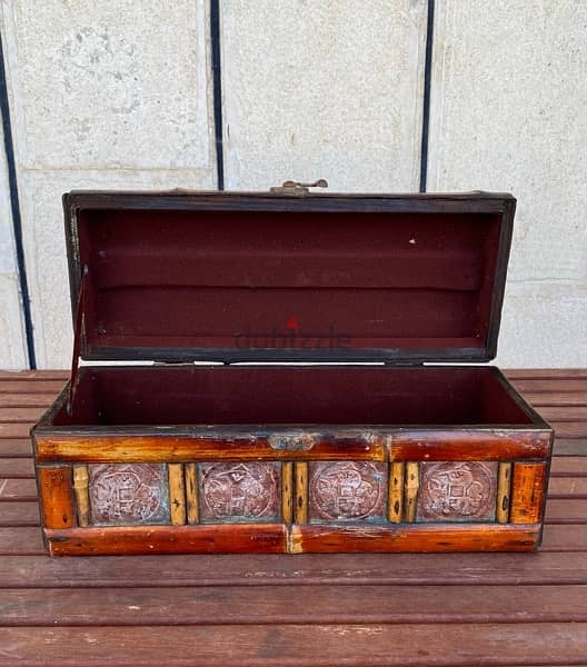 Vintage Handmade Wooden Box 8