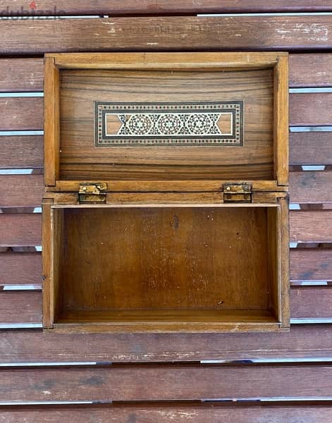 Vintage Mosaic Handmade Wooden Box 7