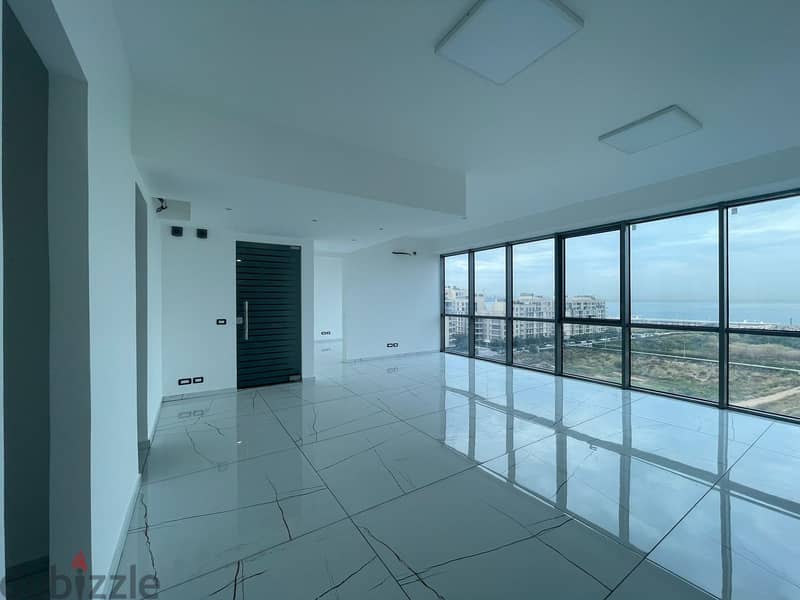 Dbayeh | Brand New 70m² Office | Panoramic Sea View | Prime Location 10