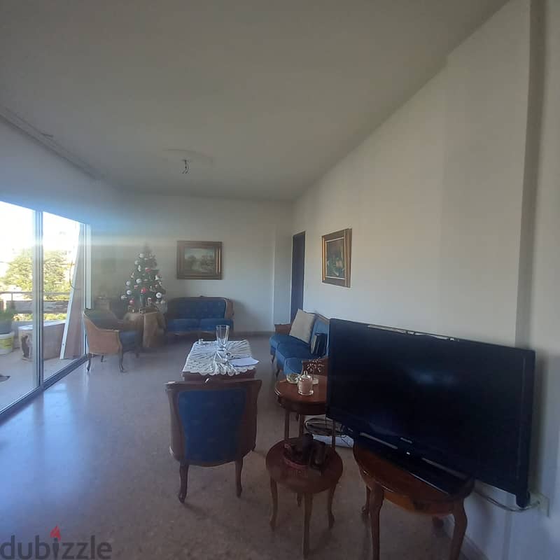 Furnished 135 m2 apartment+ open mountain/sea view for sale in Rmeil 3