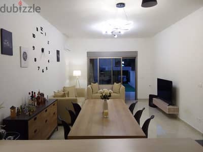 Fully Furnished 113m2 Garden Apartment + 2 terraces for sale in Bsalim