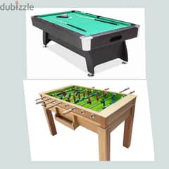 Pool table / Babyfoot Zayn wood