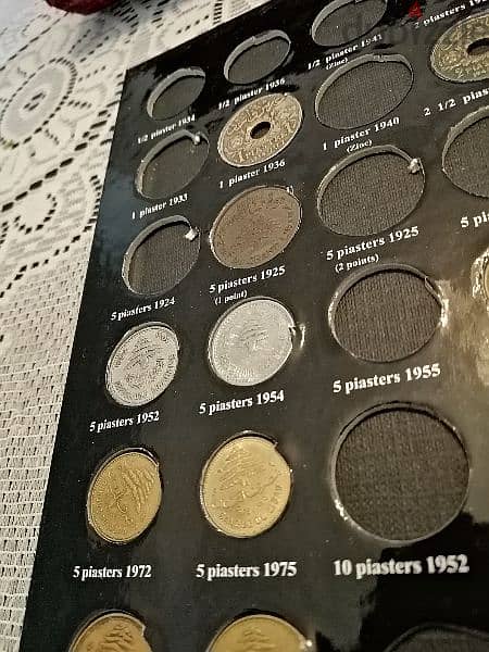 Lebanese coin album 1925-2014 66pcs البوم العملات اللبنانية 7