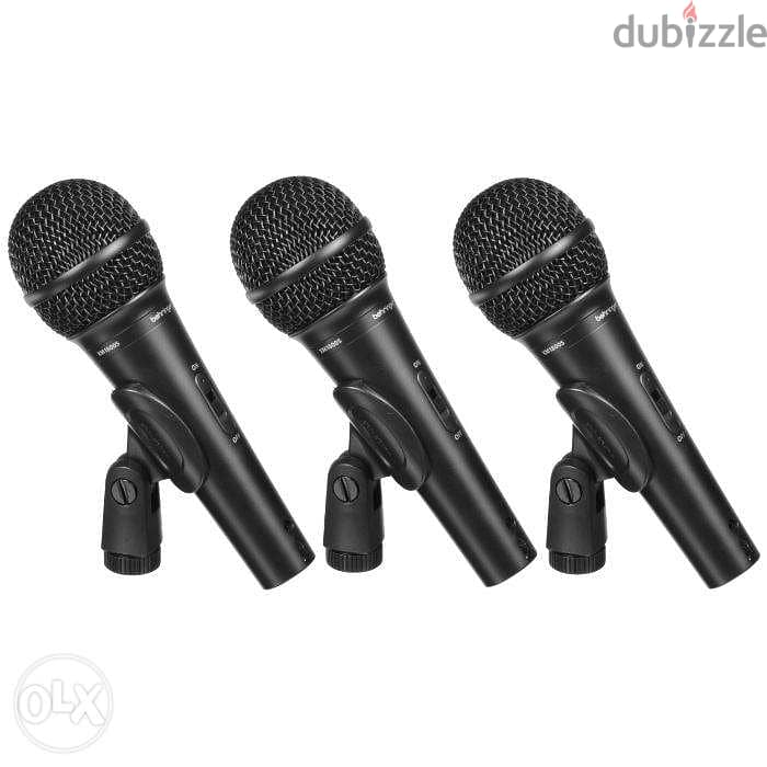 Behringer XM1800S Dynamic Vocal & Instrument Microphone (3-pack) 3
