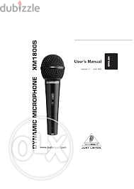 Behringer XM1800S Dynamic Vocal & Instrument Microphone (3-pack) 2